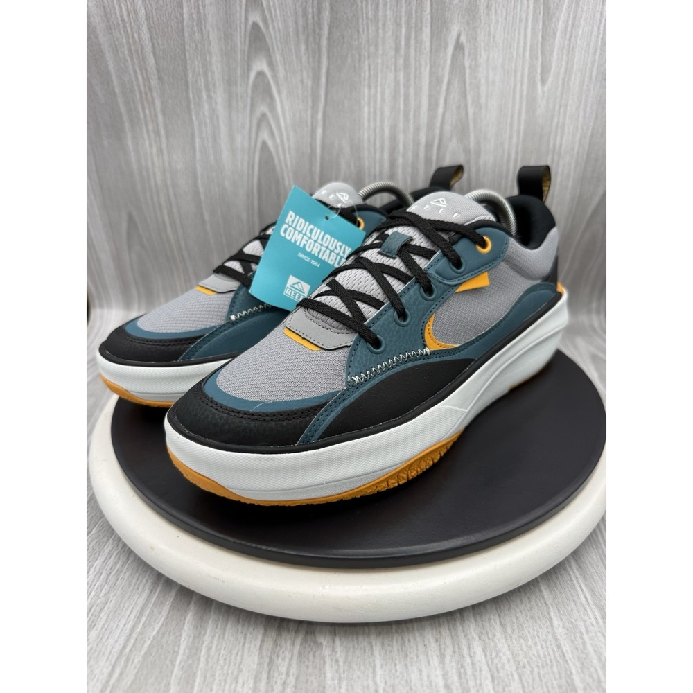 Reef Fanning Mens Sz 12 Emerald Water Blue Casual Sneakers Bottle Opener CJ7571